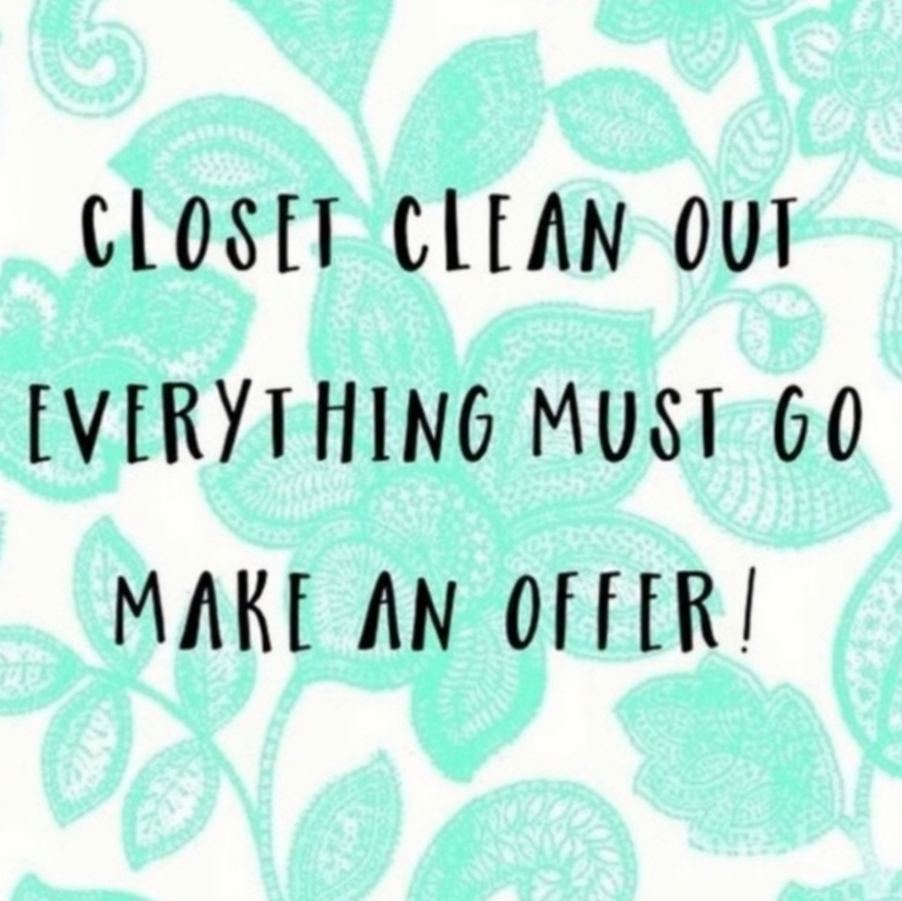 closet clearout!